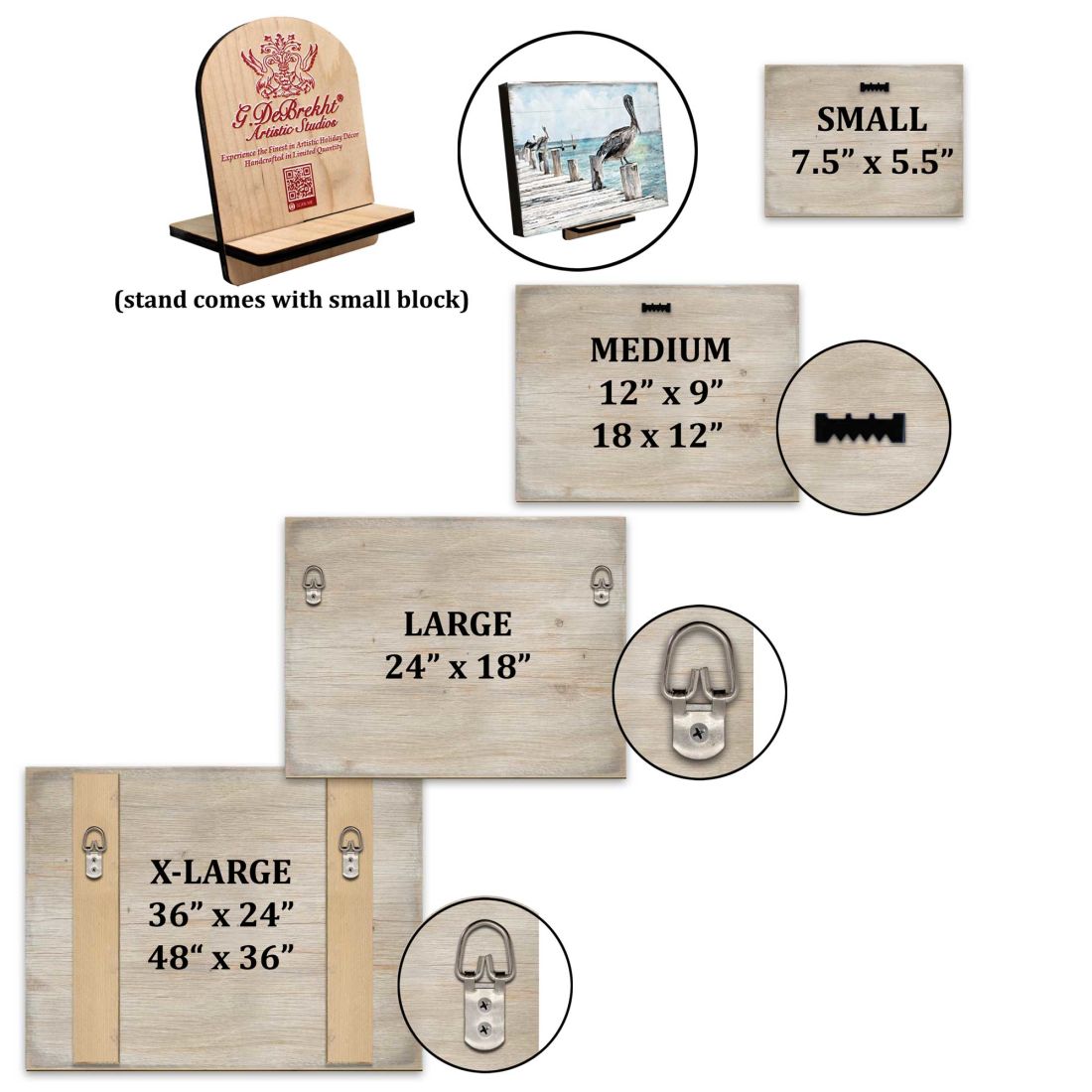 Alodie Small Dog Art Wooden Wall Art by Nature Wonders - Pets Dog and Cats Decor - 95345B