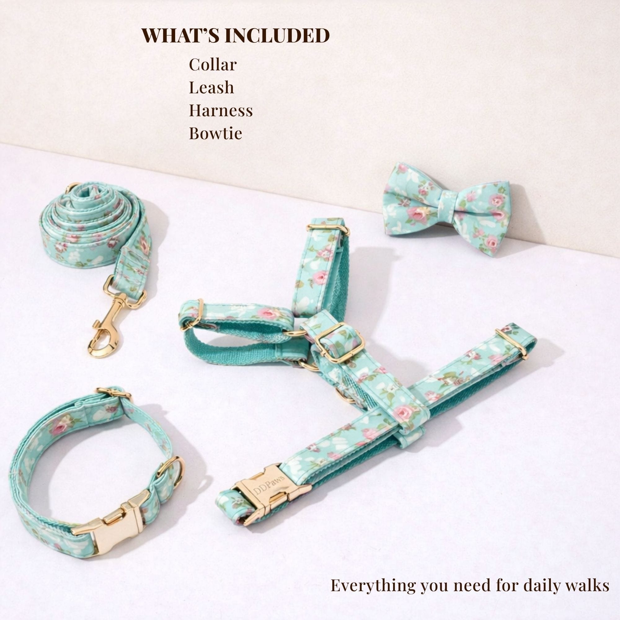 Blue Blossom Floral Set