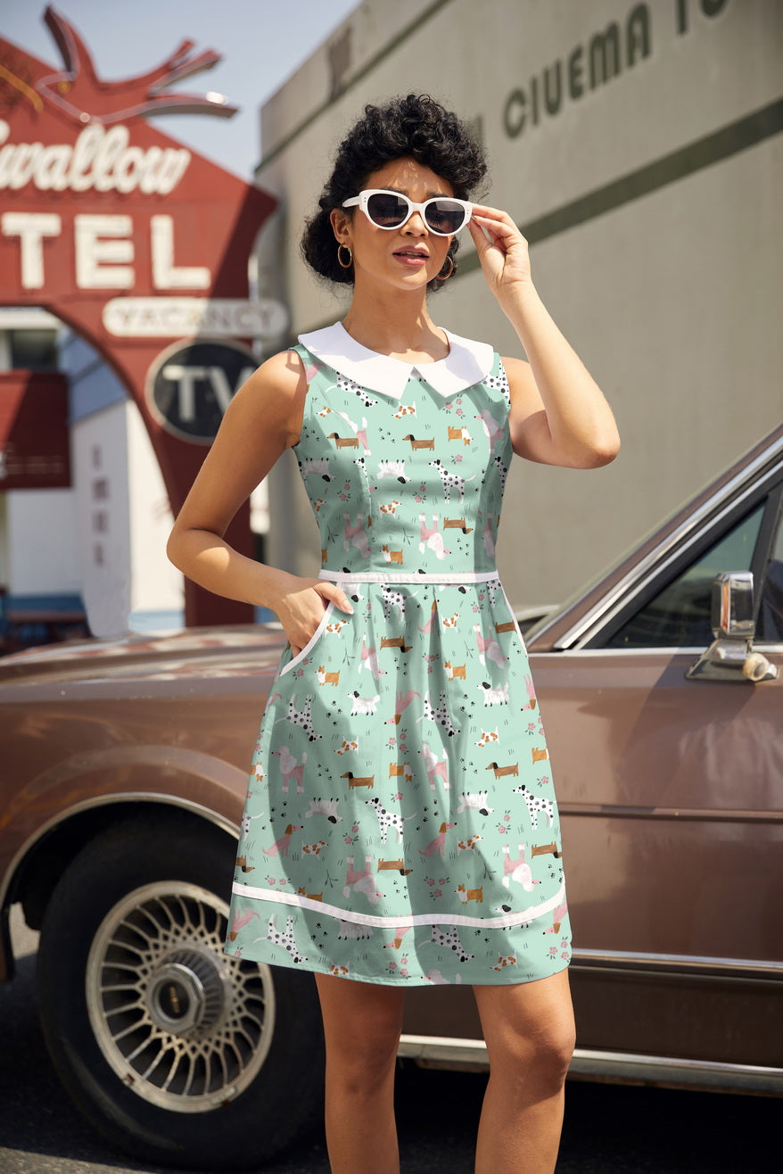Dogs Collared Dress