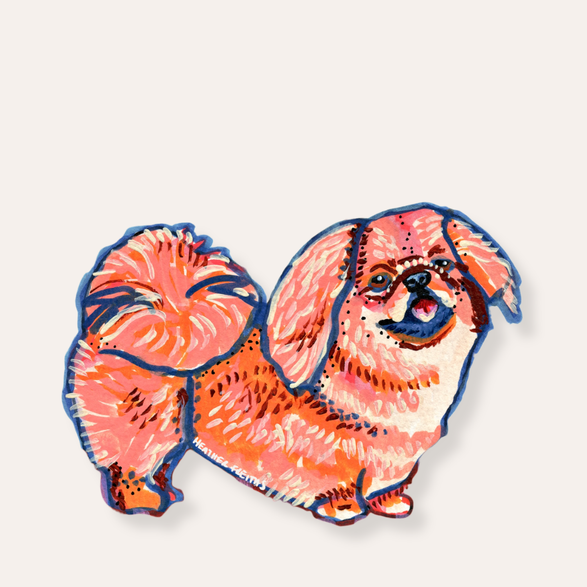 Pekingese Dog Sticker