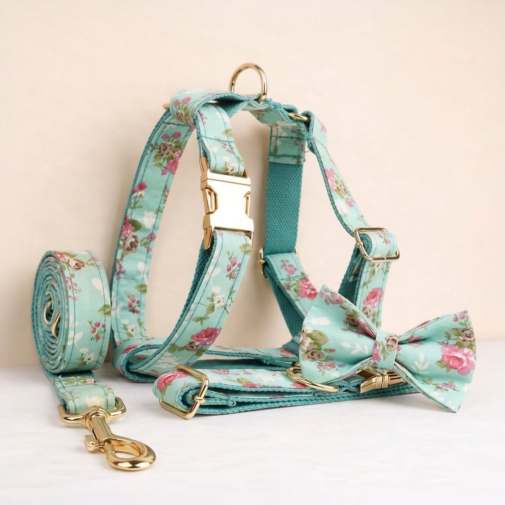 Blue Blossom Floral Set