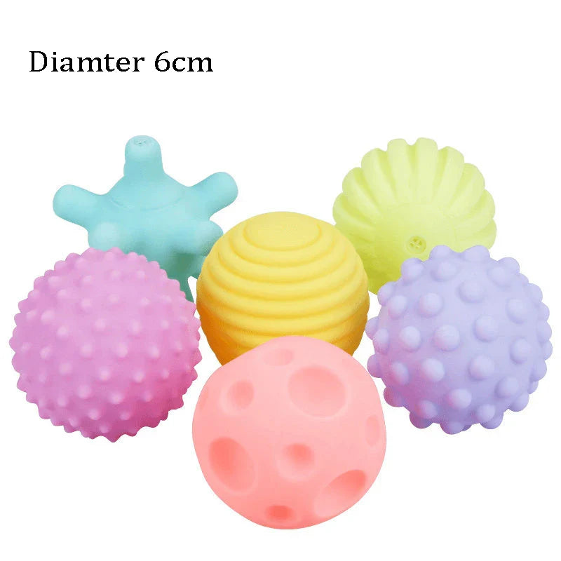 Squeaky Pet Dog Ball Toy for Small Dogs | Interactive Rubber Chew Toy
