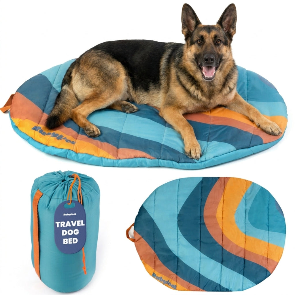 Travel Dog Bed - Foldable & Packable for Travel, Road Trip, Camping