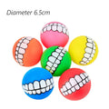 Squeaky Pet Dog Ball Toy for Small Dogs | Interactive Rubber Chew Toy