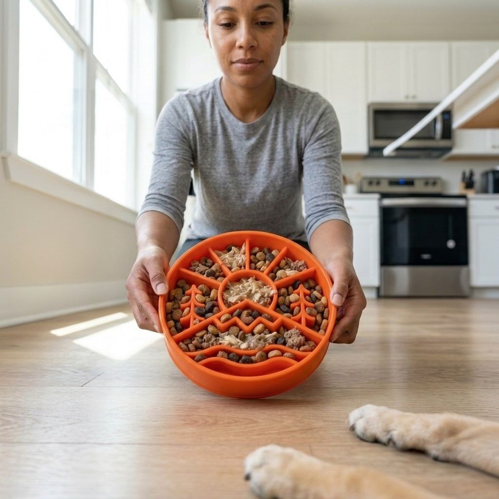 Great Outdoors eBowl - Slow Feeder Dog Bowl & Enrichment | USA Made