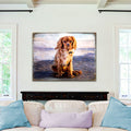 Alodie Small Dog Art Wooden Wall Art by Nature Wonders - Pets Dog and Cats Decor - 95345B