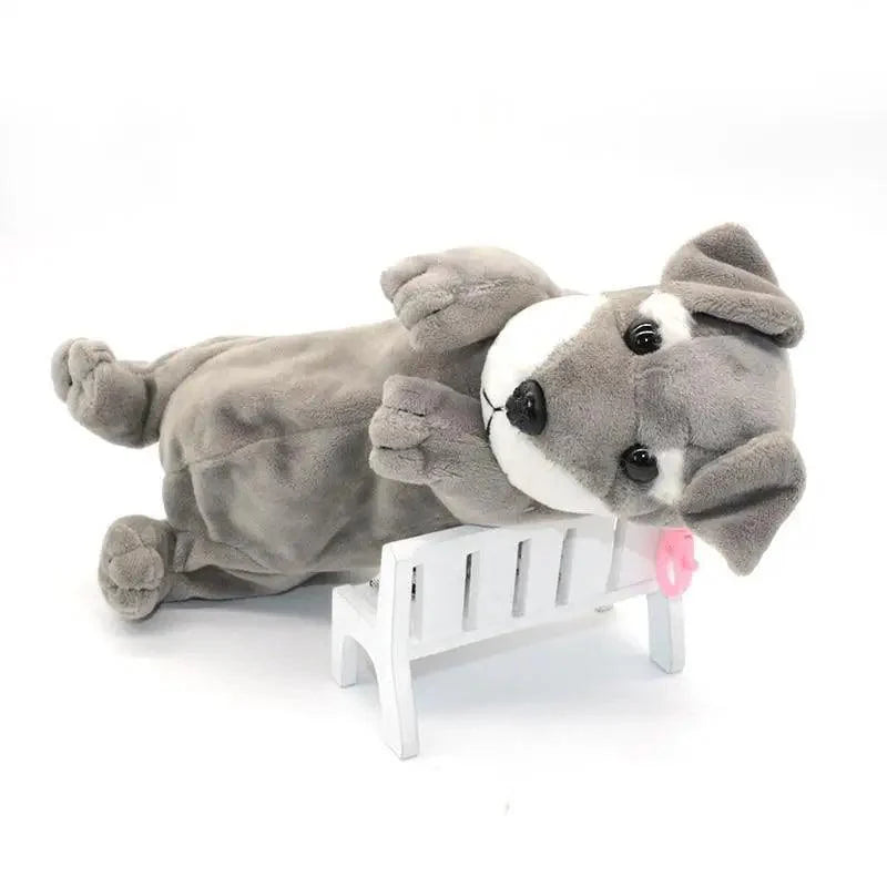 Cute Cartoon Dog Pencil Case For Teen Girls Cosmetic Bag Vintage Lightweight Stationery School Case