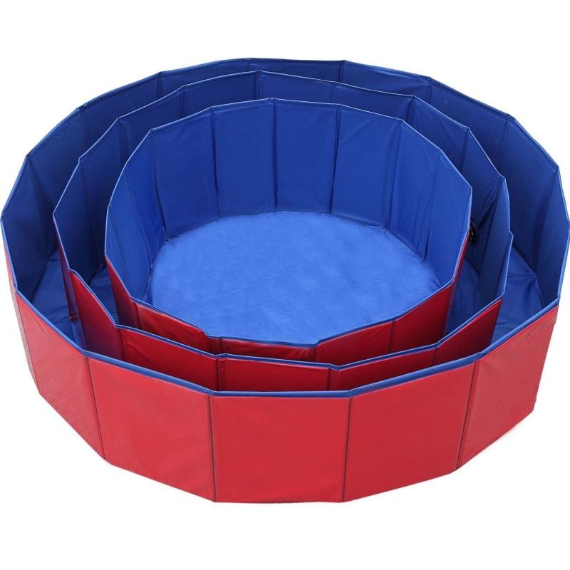 Foldable Pet Bath Pool for Small to Large Sized Dogs Outdoor PVC Swimming Pool Bathing Tub  Pool for Dogs Cats and Kids Water Pond Pool for Dogs Cats and Kids in Summer