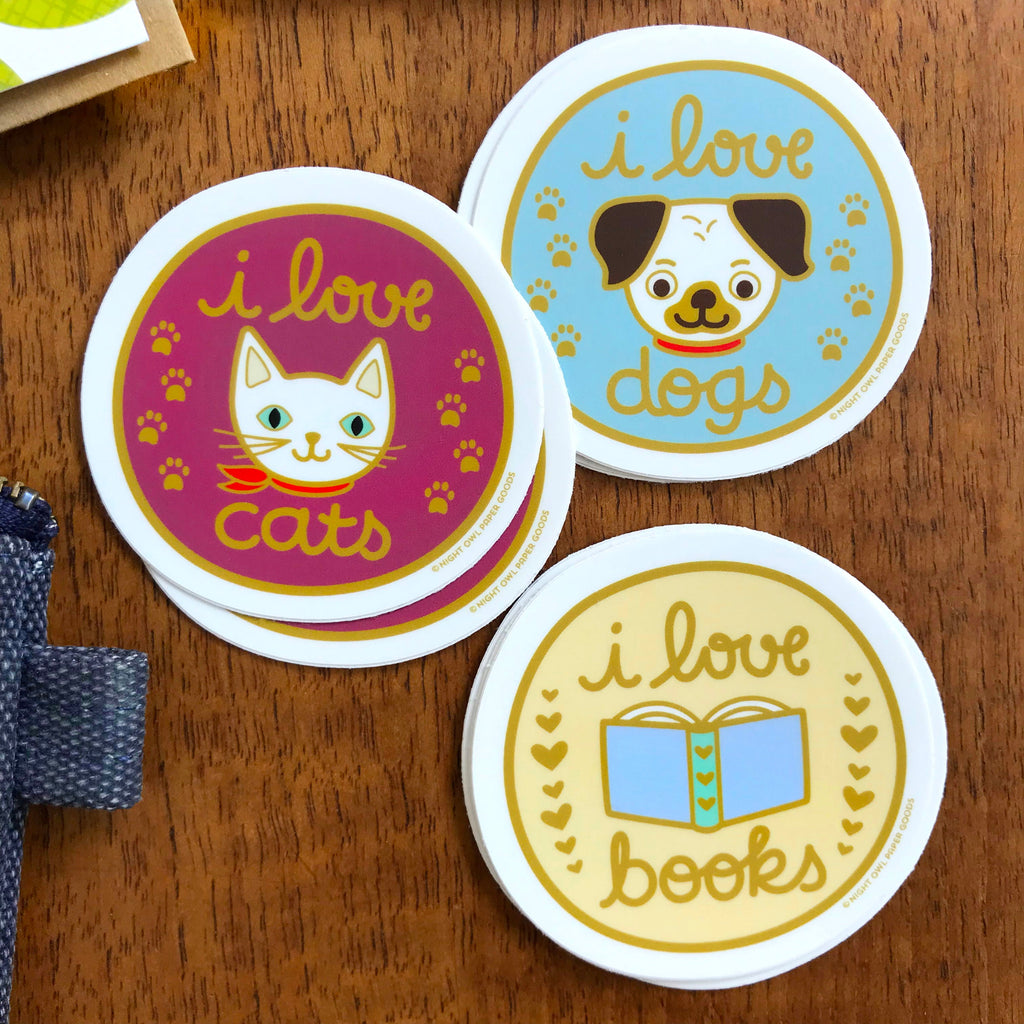 Love Dogs Vinyl Sticker
