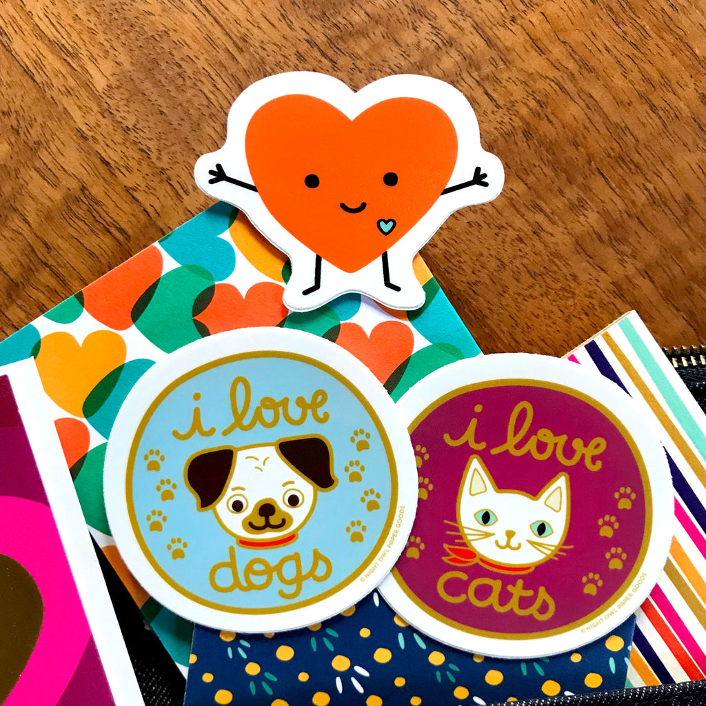 Love Dogs Vinyl Sticker