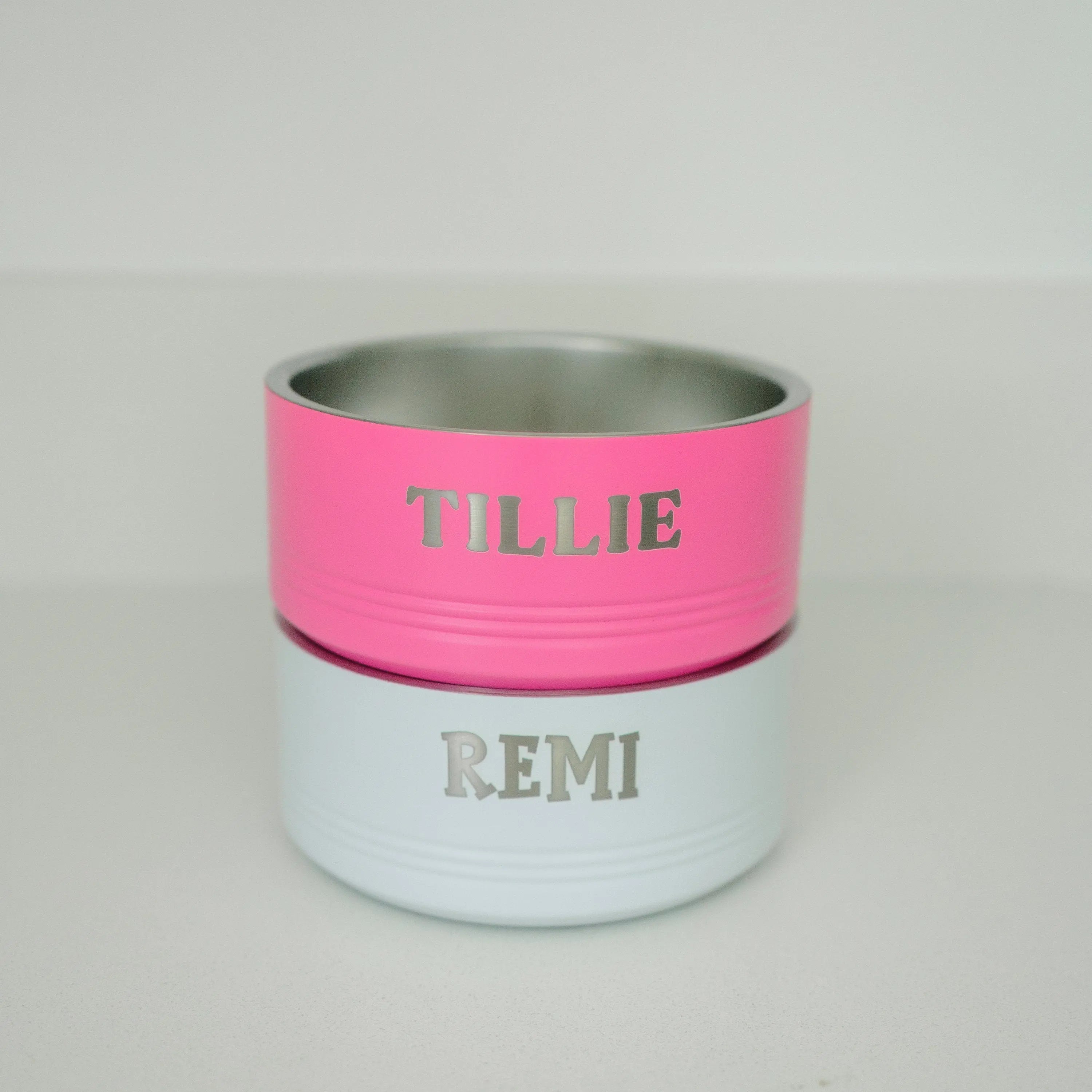 Personalized Dog Bowl, Custom Name Pet Bowl, Stainless Steel Engraved Dog Food Bowl, Water bowl for dogs, Gift for pet owners
