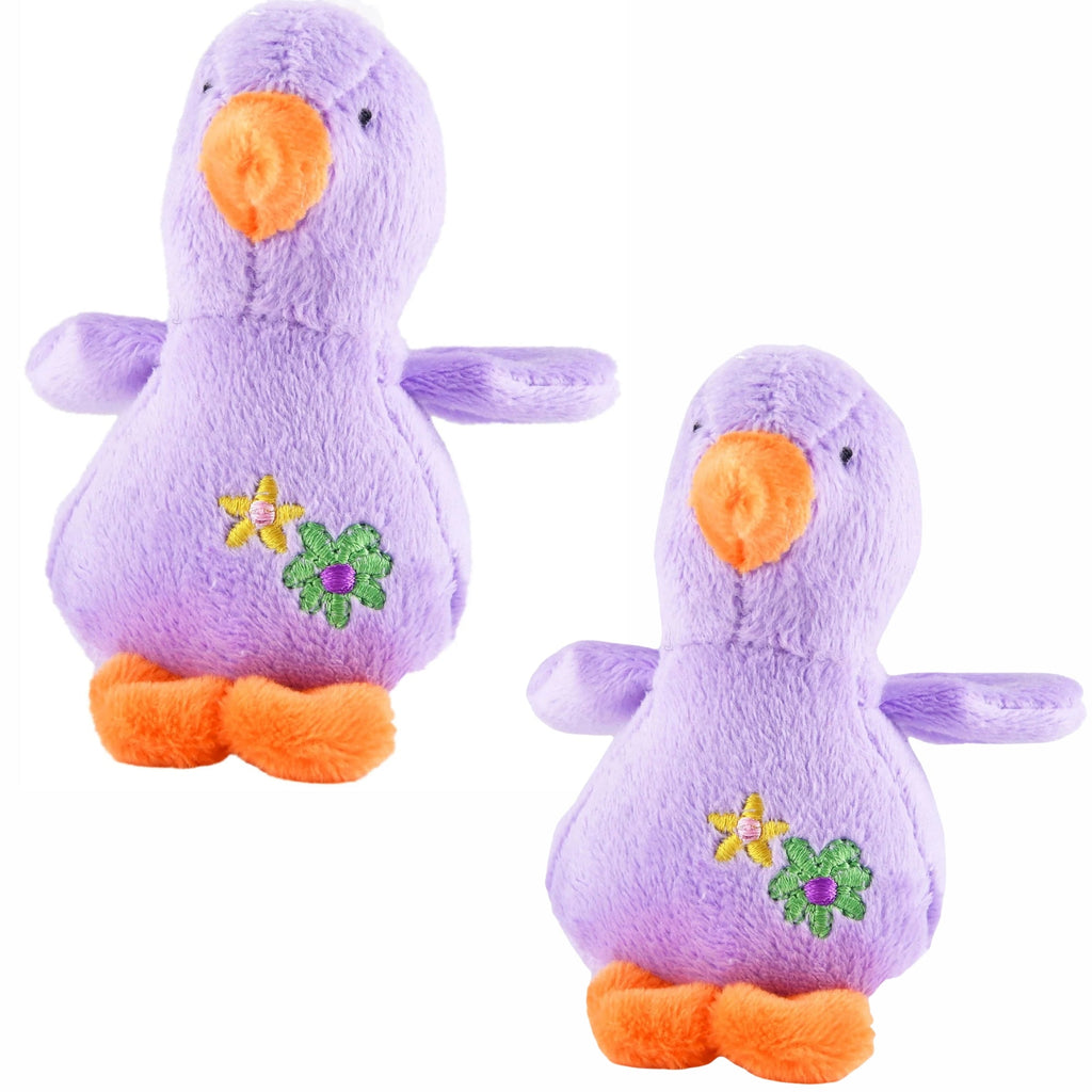 Jeffers 4" Baby Duck Plush Squeaker Dog Toys
