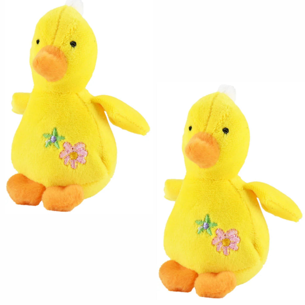 Jeffers 4" Baby Duck Plush Squeaker Dog Toys