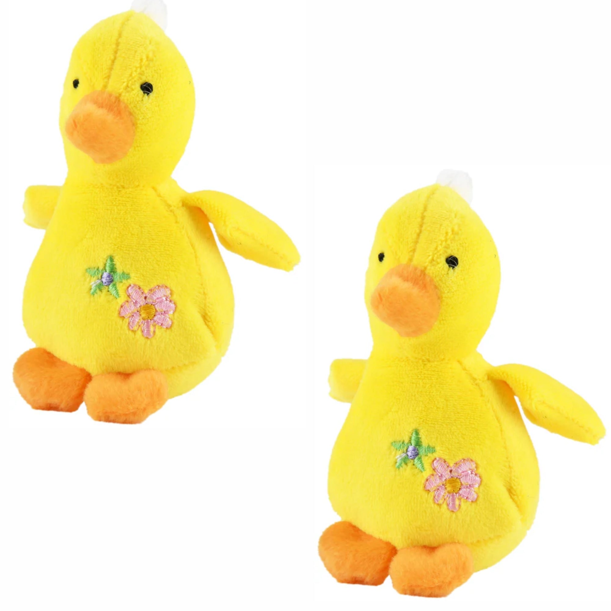 Jeffers 4" Baby Duck Plush Squeaker Dog Toys