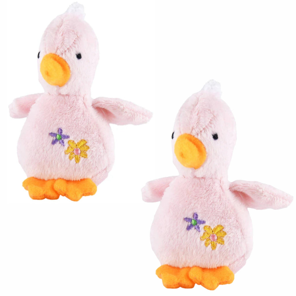Jeffers 4" Baby Duck Plush Squeaker Dog Toys