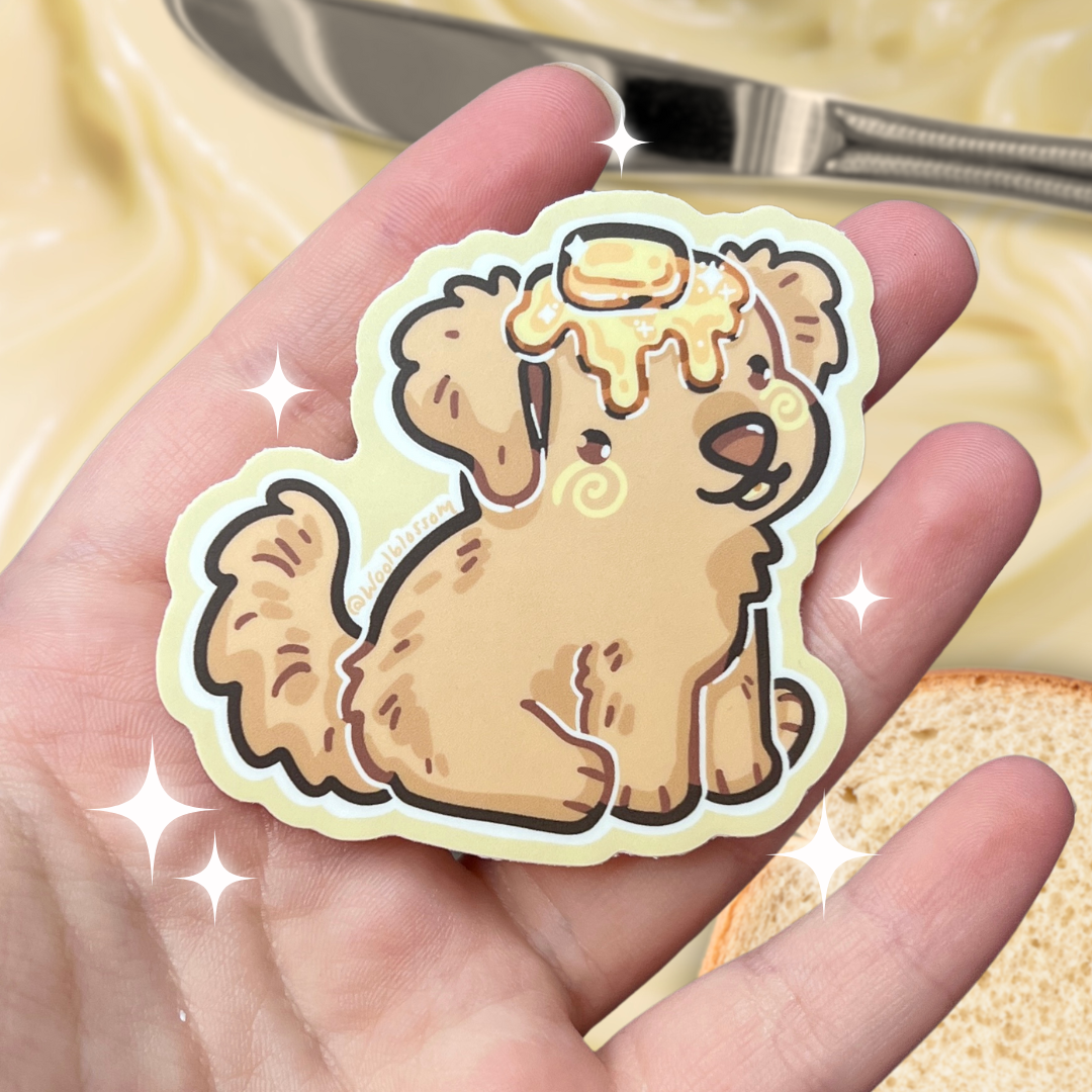 Butter Dog ~ Sticker v.2