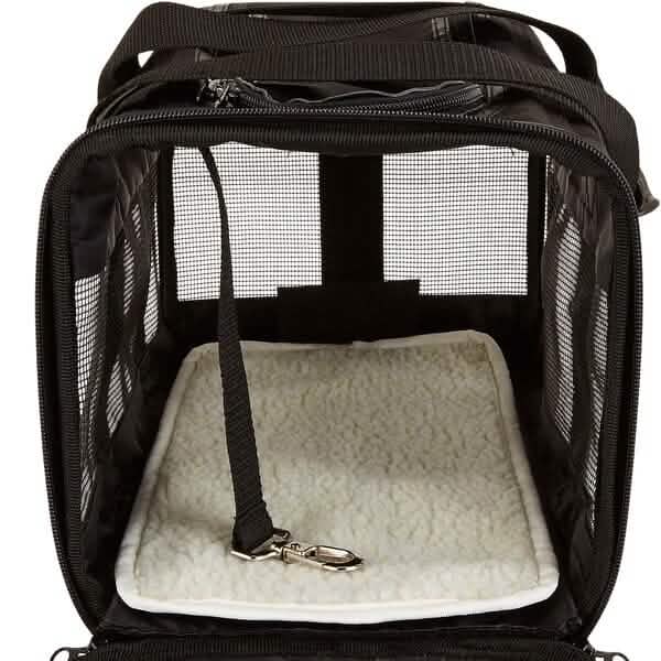 Soft-Sided Mesh Pet Travel Carrier