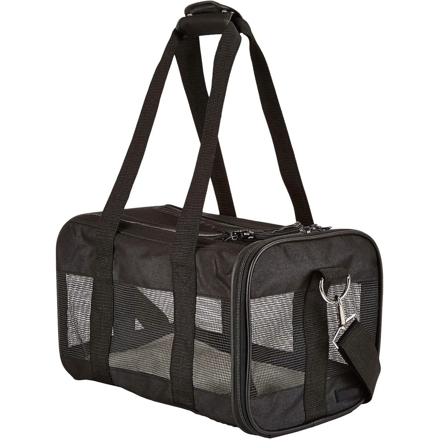 Soft-Sided Mesh Pet Travel Carrier
